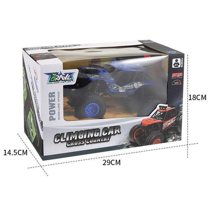 Remote Control Car for Kids' Indoor and Outdoor Fun - blue climbing toy with handle remote in box