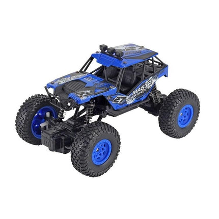 Remote Control Car for Kids' Indoor and Outdoor Fun blue off-road RC toy with handle remote for easy indoor and backyard play