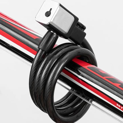 Mountain Bike Portable Anti-Theft Bold Cable Lock 1.5m With Lock Frame | Syndmart