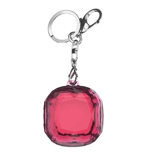 Convenient Case for Protecting Samsung Earbuds in Daily Use - pink crystal keychain protective case for earbuds, slim 360-degree coverage