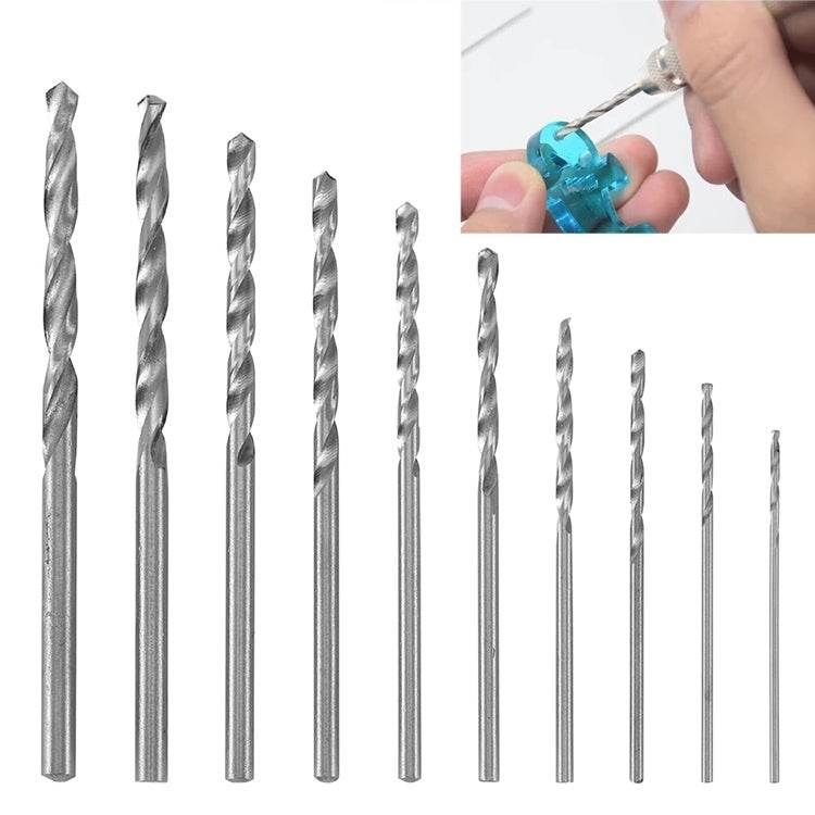 Drill Aluminum Slloy Hand Drill Punch, Drill, Steel Pick, Double-ended Steel Pick, Steel Pick + 10 Drills, Double-ended Steel Pick + 10 Drills, Hand Twist Drill, Steel Pick + Holder + 10 Drills, Double-ended Steel Pick + Holder + 10 Drills - Syndmart