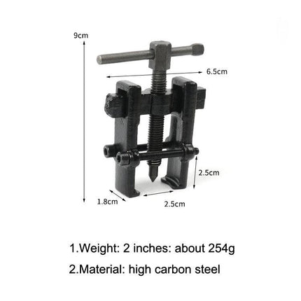 Handy Tool for Home Auto Repair and Maintenance - compact high carbon steel bolt puller with measurements for driveway tire and hood repairs