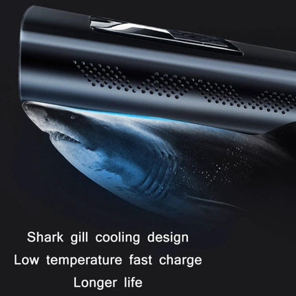 Air Pump for Daily Inflation of Tires and Inflatables compact electric pump with shark-gill cooling design for fast charge and longer life