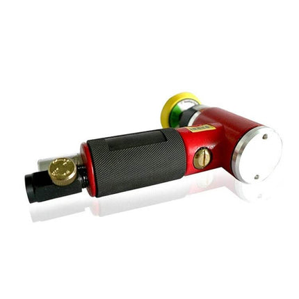 Versatile Pneumatic Polisher for Auto Detailing with Multiple Pad Sizes - red lightweight air polisher with multiple pads