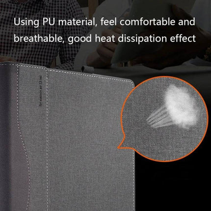 Anti-Drop Protective Case for Lenovo XiaoXin Air 13 showcasing PU leather microfiber cover with breathable heat-dissipation fabric