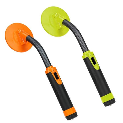 Waterproof Handheld Metal Detector for Outdoor Treasure Hunting - orange and green compact waterproof handheld metal detectors for beach and river searches