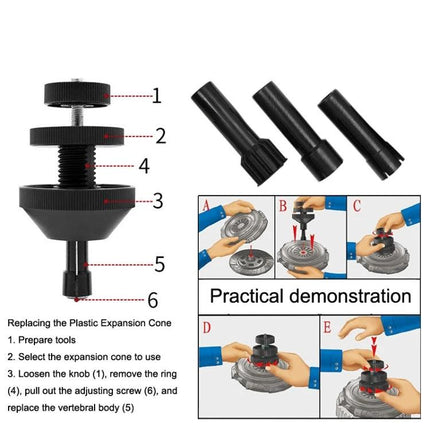 Handy Tool for Maintaining Your Car's Clutch at Home - 3-piece DIY clutch adjustment and removal set for stable, simple at-home maintenance
