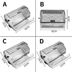 Stainless Steel Peanut and Chestnut Roasting Cage for Oven Use