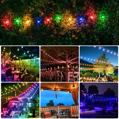 G40 Bluetooth Smart RGB String Lights for Outdoor Festivities