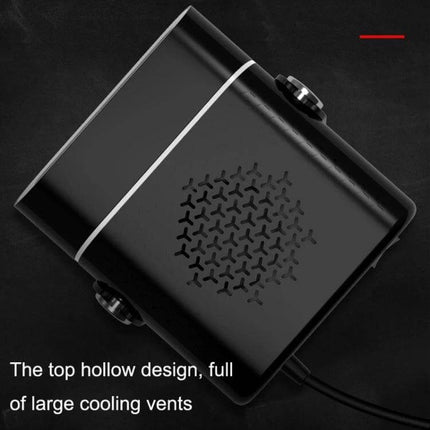 24V Winter Car Heater Demister With Adjustable Angle Black compact 24V 150W demister for windshield with adjustable angle and anti-slip mounting