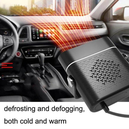 24V Winter Car Heater Demister With Adjustable Angle Black — compact 24V 150W demister for defrosting and defogging windshields, adjustable angle, 1.5m cord