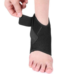 Reinforced Ankle Support Sleeve for Outdoor Sports - S Size Right Foot