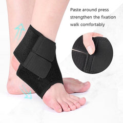 Reinforced Ankle Support Sleeve for Outdoor Sports - S Size Right Foot