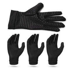 Guantes de fitness antideslizantes con infusión de cobre y soporte de presión