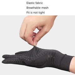 Guantes de fitness antideslizantes con infusión de cobre y soporte de presión