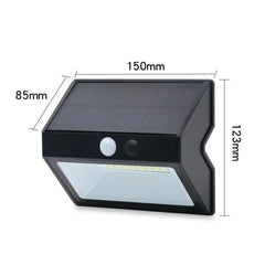 Solar-Powered Motion-Sensing LED Wall Light with 48 Bright LEDs