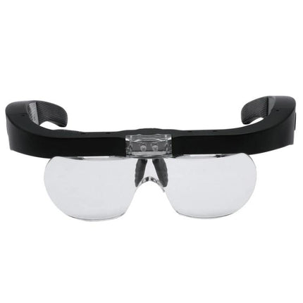 Rechargeable LED Magnifying Glasses for Detailed Viewing Options shown front view with built-in LED and clear adjustable lenses