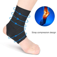 Elastic Anti-Slip Sports Compression Ankle Support Wrap