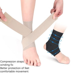 Elastic Anti-Slip Sports Compression Ankle Support Wrap