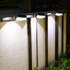 Solar-Powered Punch-Free UFO Garden Wall Light for Outdoor Ambiance