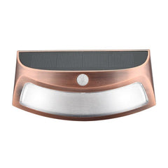 Solar-Powered Motion Sensor Wall Light in Elegant Red Copper