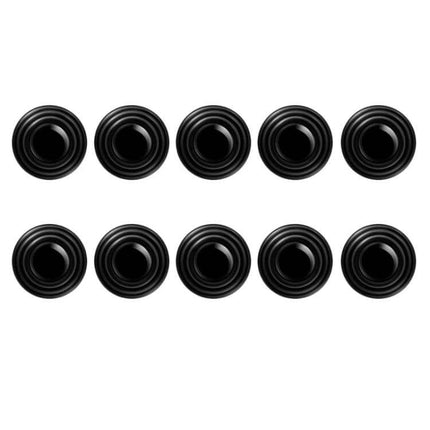 Silicone Car Door Protection Shock Pad for Everyday Collision Guard - set of 10 black silicone round shock-absorbing pads for car doors, 3-layer cushioning