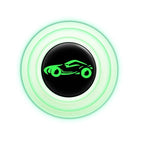 Luminous With Sports Car Logo