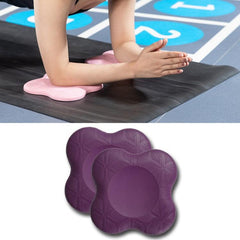 Yoga Knee Support Pads with Non-Slip Design and Portable Carrying Size