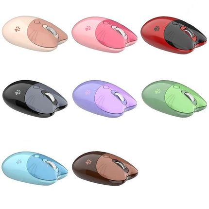 Cute Silent Wireless Bluetooth Mouse for Everyday Laptop Use in Pink - stylish pink silent-click Bluetooth mouse for quiet office or home use