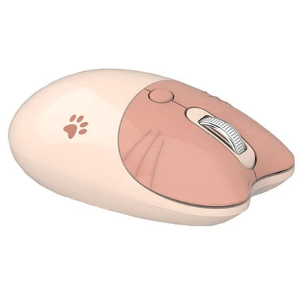 Cute Silent Wireless Bluetooth Mouse for Everyday Laptop Use in Pink - pink silent-click Bluetooth mouse for quiet office and home use