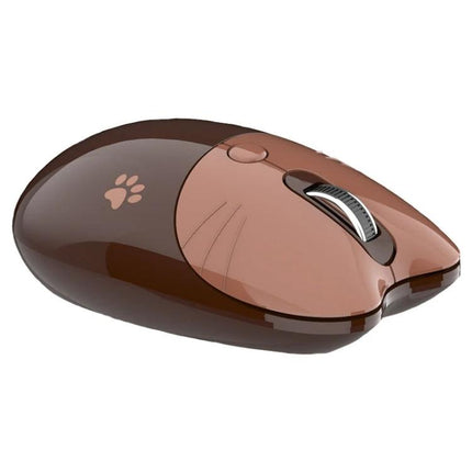 Cute Silent Wireless Bluetooth Mouse for Everyday Laptop Use in Pink — compact pink silent-click Bluetooth mouse with ergonomic design and scroll wheel