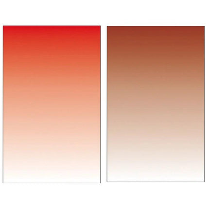 Gradient Morandi Double-Sided Photography Background Paper, 54x83cm showing two warm gradient Morandi color backdrops for portraits and product shoots