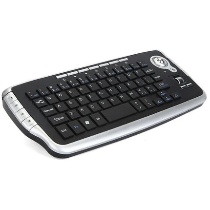 Compact Wireless Trackball Keyboard and Mouse Set for Computing – compact wireless keyboard with built-in trackball and scissors key mechanism