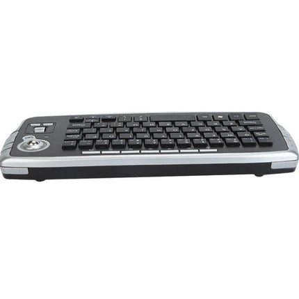Compact Wireless Trackball Keyboard and Mouse Set for Computing – compact wireless keyboard with built‑in trackball and scissors keys for travel and small desks