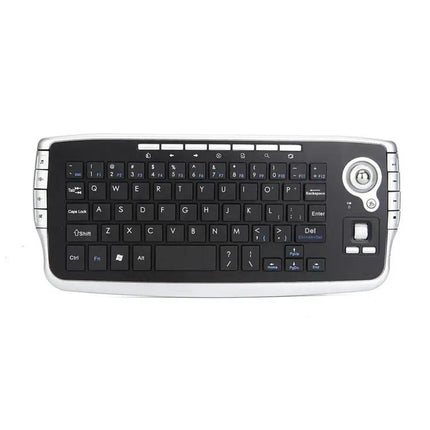 Compact Wireless Trackball Keyboard and Mouse Set for Computing