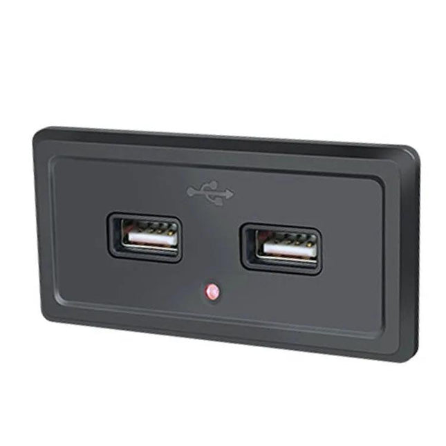 Route Bus Dual USB Car Charger With Indicator Lights For Vehicles