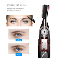 Dual Blade Electric Eyebrow and Body Hair Trimmer for Kids