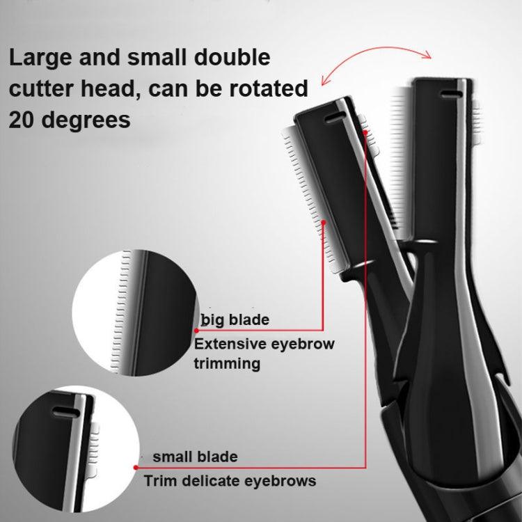 Dual Blade Electric Eyebrow and Body Hair Trimmer for Kids