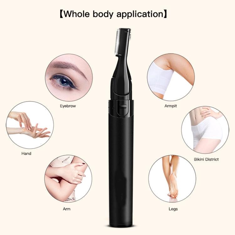 Dual Blade Electric Eyebrow and Body Hair Trimmer for Kids