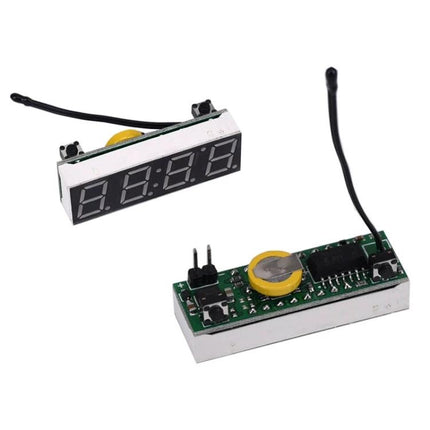 Versatile Digital Clock with Thermometer and Voltmeter Functions compact module for electronics, automotive and environmental monitoring