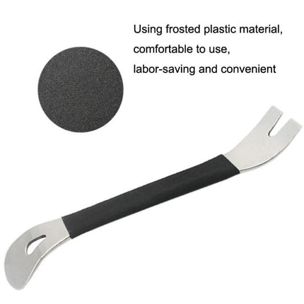 Versatile Tool for Everyday Car and Home Repairs – handheld clip and panel remover with frosted plastic grip for car door and home fixture tasks