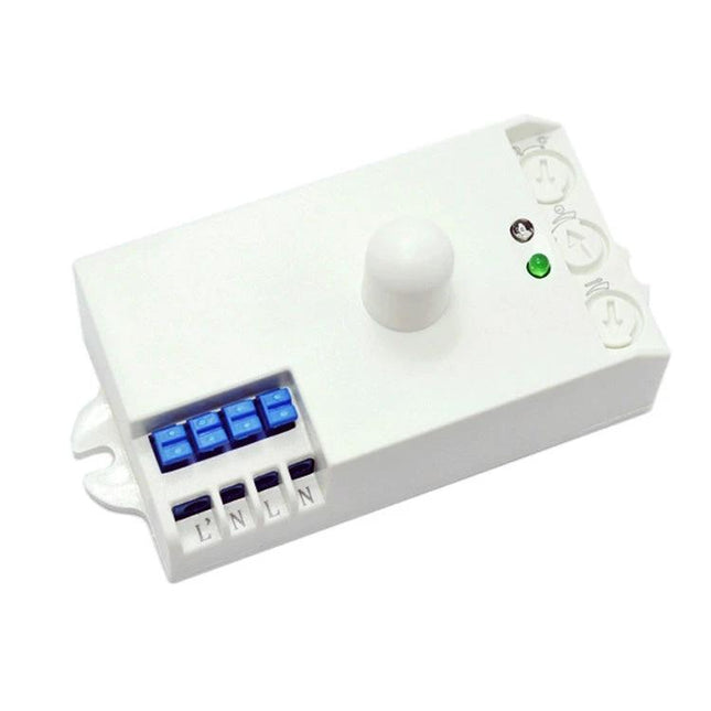 Microwave Radar Sensor for Indoor Human Motion Detection white 5.8GHz motion detector module with adjustable range and LED indicator