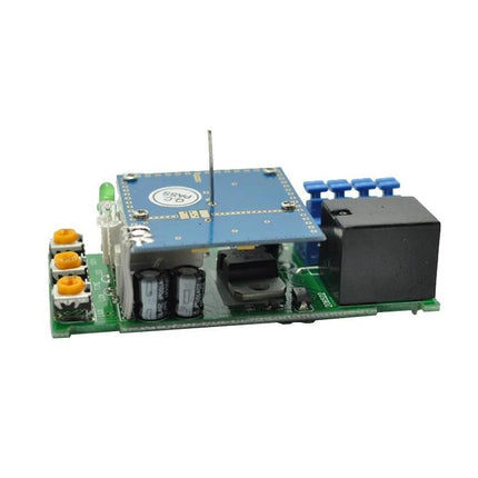 Microwave Radar Sensor for Indoor Human Motion Detection board module with 5.8GHz antenna, adjustable range and relay for lighting automation