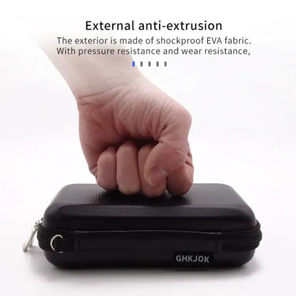 ChkJok EVA Hard Shell Bag for Mobile Hard Disk Protection