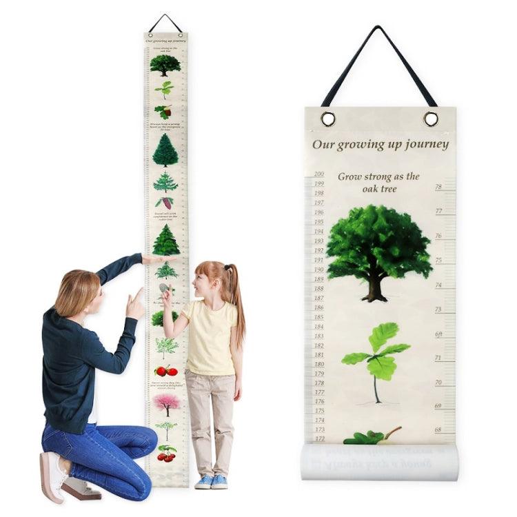 Botanical-Themed Removable Height Chart for Kids' Rooms