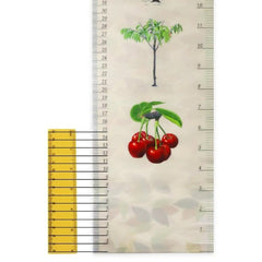 Botanical-Themed Removable Height Chart for Kids' Rooms