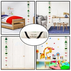 Botanical-Themed Removable Height Chart for Kids' Rooms