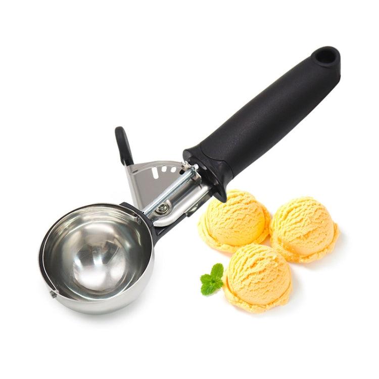 Deluxe Stainless Steel Ice Cream and Fruit Scoop with Ergonomic Handle