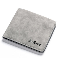 Baellerry Men's Vintage Frosted Two Fold Short Wallet - BLR1152