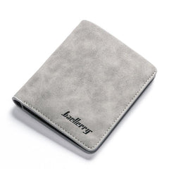 Baellerry Men's Vintage Frosted Two Fold Short Wallet - BLR1152